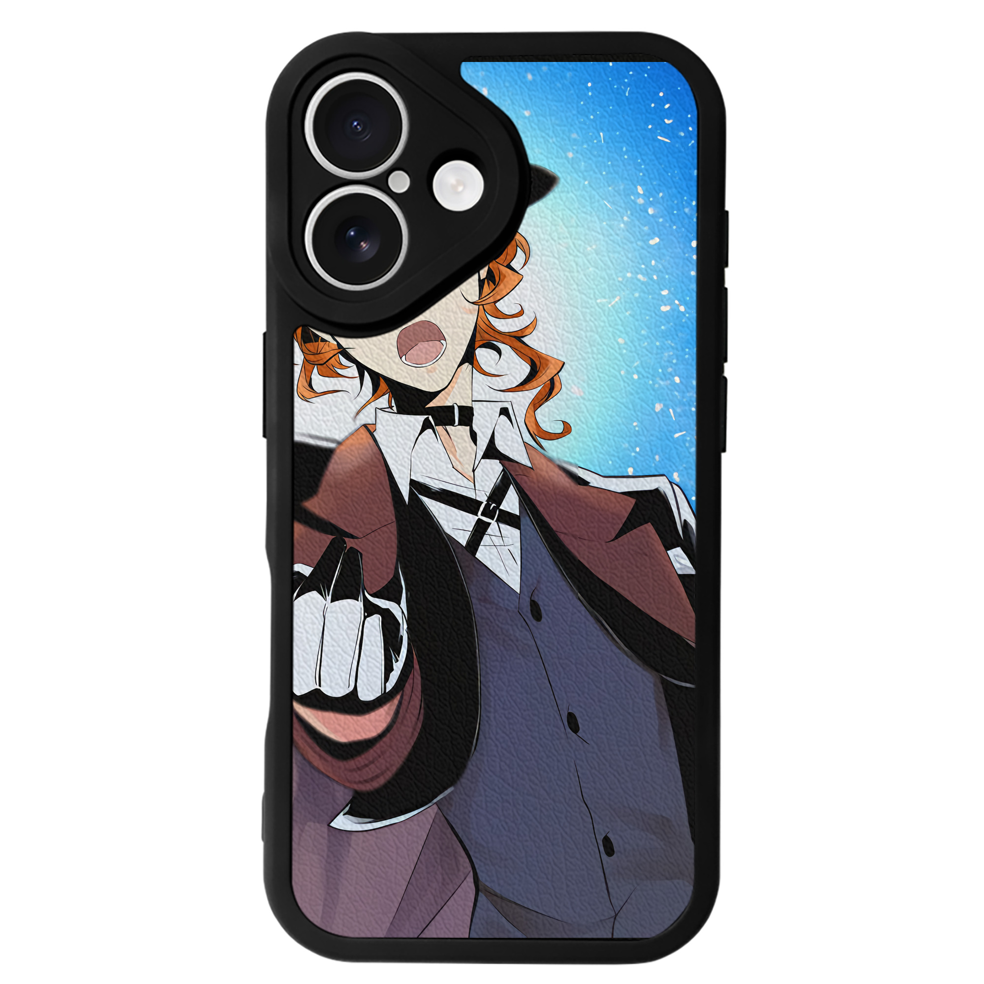（画像用） 文豪ストレイドッグス Bungo Stray Dogs 【iPhone 16シリーズ対応】シリコンスマホケース（レザー調） 材質：シリコン